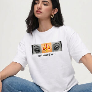 Ganpati oversized t-shirt for women