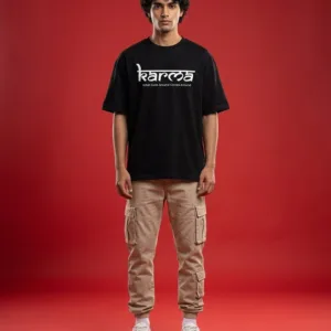 karma t-shirt black