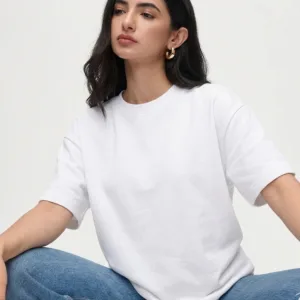 premium cotton oversized t-shirt for women