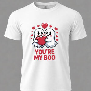 You’re My Boo Couple T-Shirt | Cute Valentine Graphic Tee