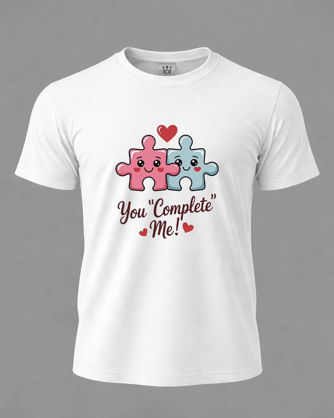 You Complete Me Couple T-Shirt | Puzzle Love Matching Tee