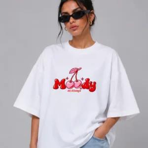 Trisutra Moody Oversized T-Shirt – 240 GSM French Terry Cotton
