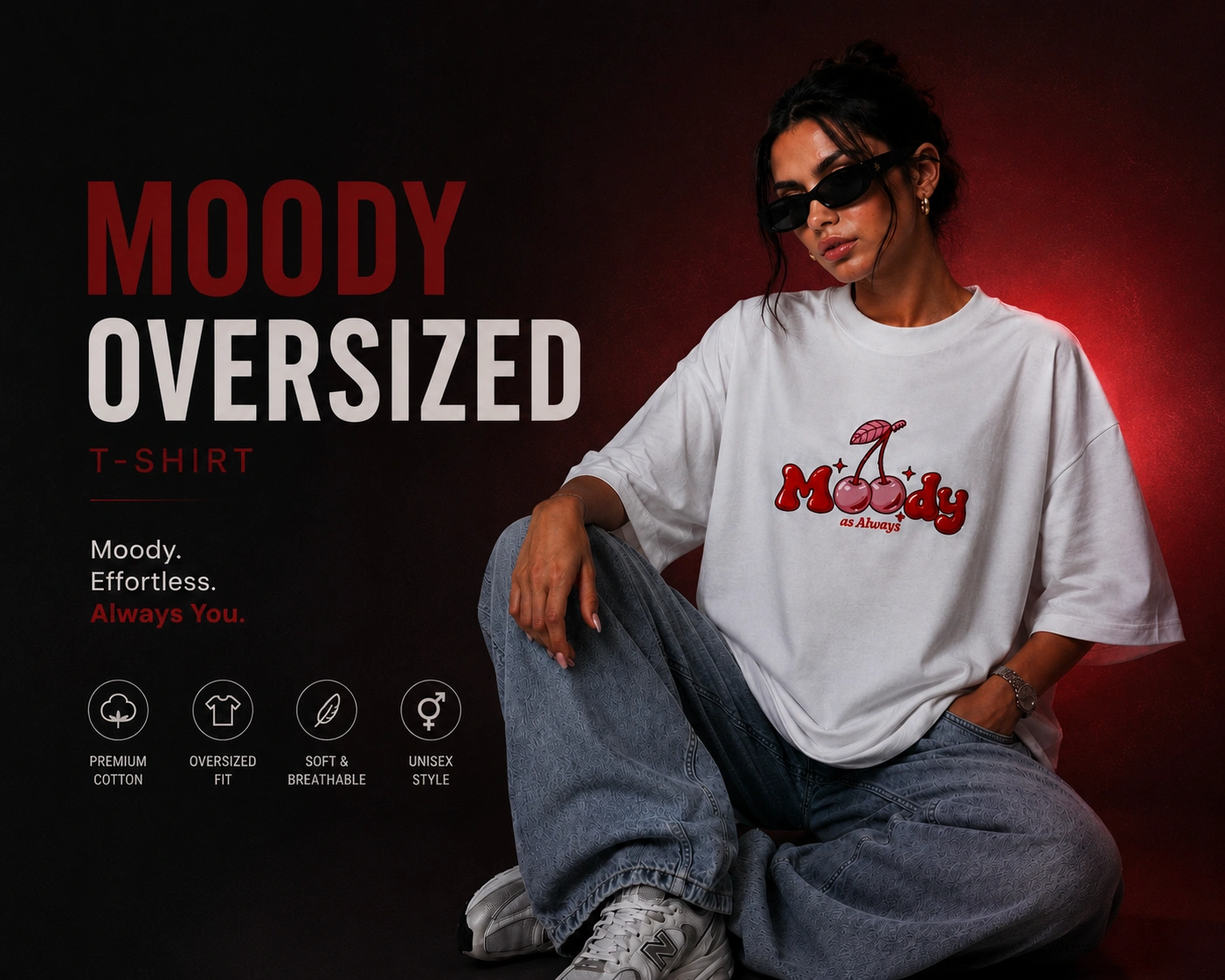 Trisutra Moody Oversized T-Shirt